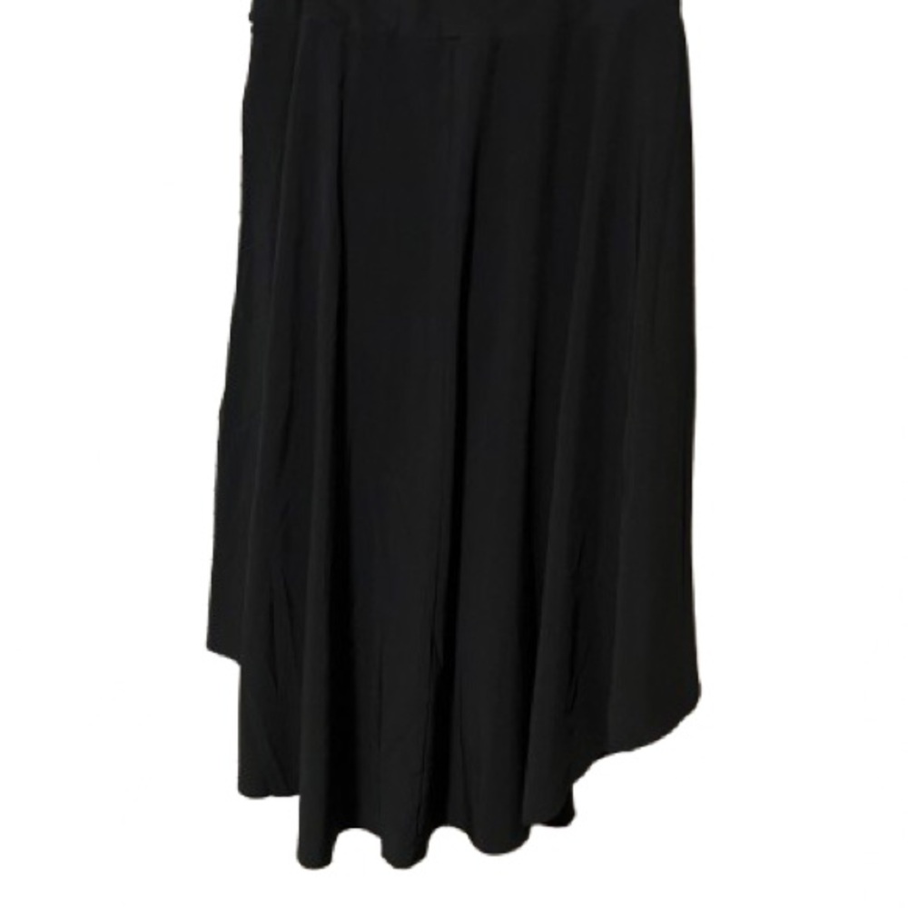 HALARA Black Asymmetrical Midi Skirt with built in shorts - Picture 2 of 3
